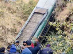 ಕಂದಕಕ್ಕೆ ಉರುಳಿದ ಬಸ್ – 7 ಮಂದಿ ಸಾವು, 12 ಜನರಿಗೆ ಗಾಯ