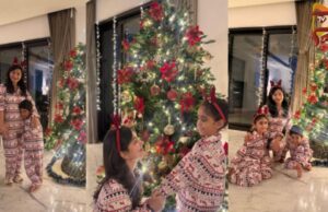 ನಟಿ ರಾಧಿಕಾ ಪಂಡಿತ್ ಮನೆಯಲ್ಲಿ ಕ್ರಿಸ್ಮಸ್ ಆಚರಣೆ..!