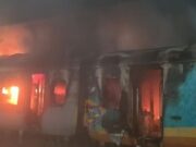 158 ಪ್ರಯಾಣಿಕರಿದ್ದ, ರೈಲಿನ 2 ಕೋಚ್ಗಳಿಗೆ ಬೆಂಕಿ – ಓರ್ವ ಸಾವು..!