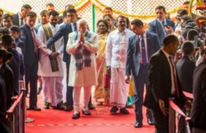 ಕೇಂದ್ರ ಸಚಿವ ಮುರುಗನ್ ದೆಹಲಿ ನಿವಾಸದಲ್ಲಿ ಪ್ರಧಾನಿ ಮೋದಿ ಪೊಂಗಲ್ ಸಂಭ್ರಮ