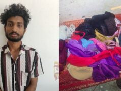 ಮಹಿಳೆಯರ ಒಳ ಉಡುಪು ಕದಿಯುತ್ತಿದ್ದ ವಿಕೃತ ಕಾಮಿ ಬಂಧನ..!