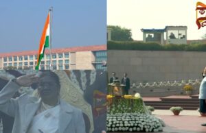 ಹುತಾತ್ಮ ಯೋಧರಿಗೆ ಮೋದಿ ಗೌರವ; ರಾಷ್ಟ್ರಪತಿಗಳಿಂದ ಧ್ವಜಾರೋಹಣ