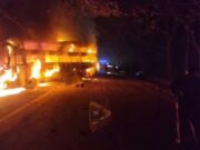 ಧಗಧಗನೇ ಹೊತ್ತಿ ಉರಿದ ಖಾಸಗಿ ಸ್ಲೀಪರ್ ಬಸ್..!