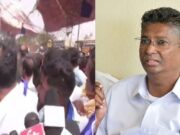 ಸುಂಟರಗಾಳಿಗೆ ಕುಸಿದ ಪೆಂಡಾಲ್ – ಸತೀಶ್ ಜಾರಕಿಹೊಳಿ ಅಪಾಯದಿಂದ ಪಾರು