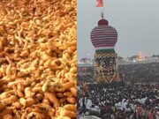 ಅಭಿನವ ಗವಿಮಠದ ಜಾತ್ರೆಯಲ್ಲಿ ಲಕ್ಷಾಂತರ ಭಕ್ತರಿಗೆ ಪ್ರಸಾದ ರೂಪದಲ್ಲಿ ಬಜ್ಜಿ ವಿತರಣೆ..!