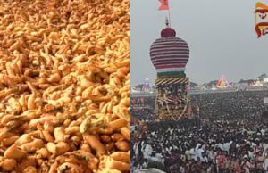 ಅಭಿನವ ಗವಿಮಠದ ಜಾತ್ರೆಯಲ್ಲಿ ಲಕ್ಷಾಂತರ ಭಕ್ತರಿಗೆ ಪ್ರಸಾದ ರೂಪದಲ್ಲಿ ಬಜ್ಜಿ ವಿತರಣೆ..!