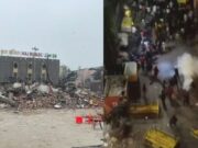 ಮಸೀದಿ ಬಳಿಯ ಅಕ್ರಮ ಕಟ್ಟಡಗಳು ಧ್ವಂಸ; ಕಲ್ಲುತೂರಾಟ, ಐವರು ಪೊಲೀಸರಿಗೆ ಗಾಯ