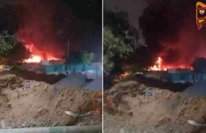 ಅಕ್ರಮ ಬಾಂಗ್ಲಾ ವಲಸಿಗರು ನೆಲೆಸಿದ್ದ ಶೆಡ್ಗಳು ಬೆಂಕಿಗಾಹುತಿ