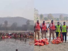 ಮಾದಪ್ಪನ ದರ್ಶನಕ್ಕೆ 2ನೇ ದಿನವೂ ಸಾವಿರಾರು ಭಕ್ತರ ಪಾದಯಾತ್ರೆ – ಹಗ್ಗಕಟ್ಟಿ ನದಿ ದಾಟಿಸಿದ SDRF ತಂಡ…!