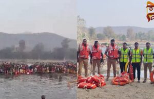 ಮಾದಪ್ಪನ ದರ್ಶನಕ್ಕೆ 2ನೇ ದಿನವೂ ಸಾವಿರಾರು ಭಕ್ತರ ಪಾದಯಾತ್ರೆ – ಹಗ್ಗಕಟ್ಟಿ ನದಿ ದಾಟಿಸಿದ SDRF ತಂಡ…!