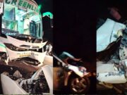 ಖಾಸಗಿ ಬಸ್ – ಕಾರಿನ ನಡುವೆ ಮುಖಾಮುಖಿ ಡಿಕ್ಕಿ – ಚಾಲಕ ಗಂಭೀರ..!