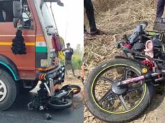 ಲಾರಿ-ಬೈಕ್ ಮುಖಾಮುಖಿ ಡಿಕ್ಕಿ – ಒಂದೇ ಕುಟುಂಬದ ಮೂವರು ದುರ್ಮರಣ