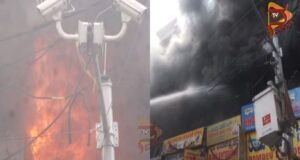ಚಿಕ್ಕಪೇಟೆ ಮೆಟ್ರೋ ನಿಲ್ದಾಣದ ಬಳಿ ಅಗ್ನಿ ಅವಘಡ – ಬಿಲ್ಡಿಂಗ್ಗೆ ಬೆಂಕಿ