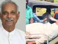 ಮಾರಿಕಾಂಬೆ ದರ್ಶನದ ವೇಳೆ ಕುಸಿದು ಬಿದ್ದ ಕಾಗೋಡು ತಿಮ್ಮಪ್ಪ – ಆಸ್ಪತ್ರೆಗೆ ದಾಖಲು