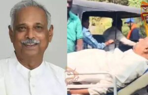 ಮಾರಿಕಾಂಬೆ ದರ್ಶನದ ವೇಳೆ ಕುಸಿದು ಬಿದ್ದ ಕಾಗೋಡು ತಿಮ್ಮಪ್ಪ – ಆಸ್ಪತ್ರೆಗೆ ದಾಖಲು