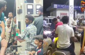 ಪೆಟ್ರೋಲ್, ಡೀಸೆಲ್ ಕೊರತೆ ವದಂತಿ – ಬಂಕ್ಗೆ ಮುಗಿಬಿದ್ದ ಜನ