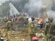 125 ಸೈನಿಕರಿದ್ದ ಮಿಲಿಟರಿ ವಿಮಾನ ಪತನ – 66 ಮಂದಿ ಸಾವು..!