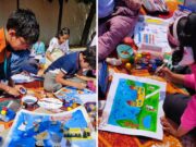 ಚೆಂದದ ಚಿತ್ರಗಳನ್ನು ಬಿಡಿಸಿ ಗಮನ ಸೆಳೆದ ಮಕ್ಕಳು, ಚಿಣ್ಣರಿಗೆ ಉತ್ತಮ ಅವಕಾಶ ಕೊಟ್ಟ ಗರಳಪುರಿ ಉತ್ಸವ..!