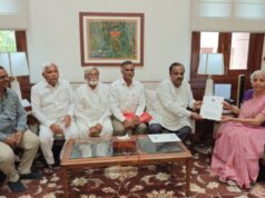 ಬಳ್ಳಾರಿ-ಸಿರುಗುಪ್ಪ-ಸಿಂಧನೂರು ನೂತನ ರೈಲ್ವೆ ಮಾರ್ಗದ ಅನುಮೋದನೆಗೆ ಮನವಿ