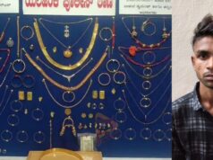 ಸಿನಿಮೀಯ ಶೈಲಿಯಲ್ಲಿ ಮನೆ ಕಳ್ಳತನ – ಮೌಲ್ಯದ ಚಿನ್ನಾಭರಣ ಸೀಜ್