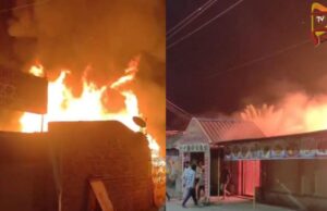 ಶಾರ್ಟ್ ಸರ್ಕ್ಯೂಟ್ನಿಂದ ಹೋಟೆಲ್ನಲ್ಲಿ ಬೆಂಕಿ ಅವಘಡ..!