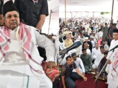 ರಂಜಾನ್ ಸಂಭ್ರಮ: ಮುಸ್ಲಿಂ ಬಾಂಧವರ ಜೊತೆ ಸಾಮೂಹಿಕ ಪ್ರಾರ್ಥನೆಯಲ್ಲಿ ಸಿಎಂ ಭಾಗಿ..!