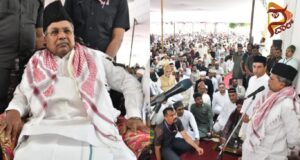 ರಂಜಾನ್ ಸಂಭ್ರಮ: ಮುಸ್ಲಿಂ ಬಾಂಧವರ ಜೊತೆ ಸಾಮೂಹಿಕ ಪ್ರಾರ್ಥನೆಯಲ್ಲಿ ಸಿಎಂ ಭಾಗಿ..!