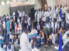 ಹಳೇ ಮೀಸಲಾತಿ ಜಾರಿಗೆ ಒತ್ತಾಯಿಸಿ ಬಲಗೈ ಸಮುದಾಯದಿಂದ ಧರಣಿ..!