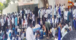 ಹಳೇ ಮೀಸಲಾತಿ ಜಾರಿಗೆ ಒತ್ತಾಯಿಸಿ ಬಲಗೈ ಸಮುದಾಯದಿಂದ ಧರಣಿ..!