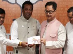 ಟೆನಿಸ್ ದಂತಕಥೆ ಲಿಯಾಂಡರ್ ಪೇಸ್ ಬಿಜೆಪಿ ಸೇರ್ಪಡೆ..!