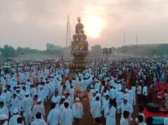 ಜಾತ್ರೆಯಲ್ಲಿ ರಥದ ಚಕ್ರಕ್ಕೆ ಸಿಲುಕಿ ವ್ಯಕ್ತಿಯ ಕಾಲುಗಳು ಕಟ್ – ಇಬ್ಬರ ಸ್ಥಿತಿ ಗಂಭೀರ..!