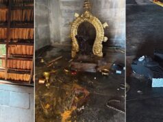 ಬೆಳ್ತಂಗಡಿಯ ದೇಗುಲಕ್ಕೆ ನುಗ್ಗಿ ದಾಂಧಲೆ – ದೈವದ ಪರಿಕರ ಚೆಲ್ಲಾಪಿಲ್ಲಿ..!