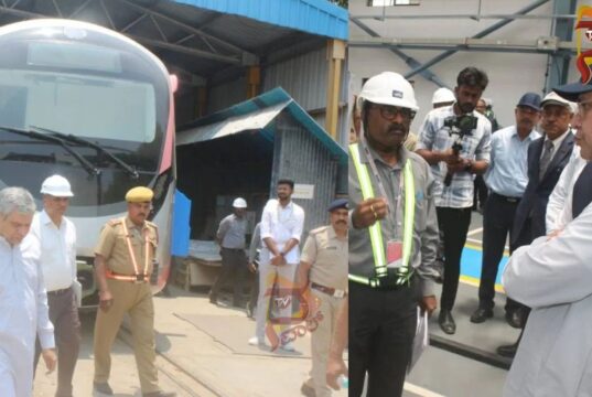 ಬಿಇಎಂಎಲ್ ಘಟಕಕ್ಕೆ ಕೇಂದ್ರ ಸಚಿವ ಅಶ್ವಿನಿ ವೈಷ್ಣವ್ ಭೇಟಿ – ಮೆಟ್ರೋ ಬೋಗಿಗಳ ಪರಿಶೀಲನೆ..!