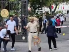 ವಿಧಾನಸೌಧದಲ್ಲಿ ಭದ್ರತಾಲೋಪ – ಸ್ಪೀಕರ್ ಕಾರ್ ಮೇಲೆ ಇಂಕ್ ಎರಚಿ ಆಗಂತುಕರು ಎಸ್ಕೇಪ್..!