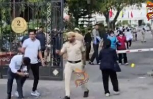 ವಿಧಾನಸೌಧದಲ್ಲಿ ಭದ್ರತಾಲೋಪ – ಸ್ಪೀಕರ್ ಕಾರ್ ಮೇಲೆ ಇಂಕ್ ಎರಚಿ ಆಗಂತುಕರು ಎಸ್ಕೇಪ್..!