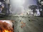 ಮನೆ ಮೇಲೆ ಬಾಂಬ್ ದಾಳಿ – ಇಬ್ಬರು ಮಕ್ಕಳು ದುರ್ಮರಣ, ತಾಯಿಗೆ ಗಾಯ