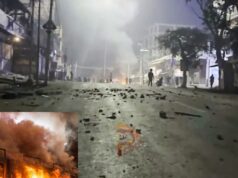 ಮನೆ ಮೇಲೆ ಬಾಂಬ್ ದಾಳಿ – ಇಬ್ಬರು ಮಕ್ಕಳು ದುರ್ಮರಣ, ತಾಯಿಗೆ ಗಾಯ