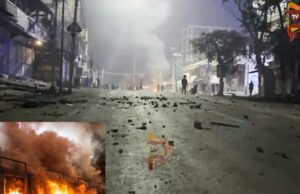 ಮನೆ ಮೇಲೆ ಬಾಂಬ್ ದಾಳಿ – ಇಬ್ಬರು ಮಕ್ಕಳು ದುರ್ಮರಣ, ತಾಯಿಗೆ ಗಾಯ