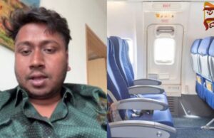 ವಿಮಾನದ ಎಮರ್ಜೆನ್ಸಿ ಎಕ್ಸಿಟ್ ಡೋರ್ ತೆಗೆಯಲು ಯತ್ನಿಸಿದ್ದವನಿಗೆ ಬುದ್ಧಿವಾದ – ಪೊಲೀಸರ ವಿರುದ್ಧ ʻಮಹಾʼ ಪೊಲೀಸರಿಗೆ ದೂರು