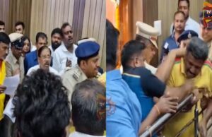 ಗೃಹಸಚಿವರನ್ನು ಪ್ರಶ್ನೆ ಮಾಡಿದ ಕೆಆರ್ಎಸ್ ಪಕ್ಷದ ಮುಖಂಡ ಅರೆಸ್ಟ್