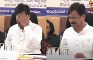 ಪ್ರಗತಿ ಪರಿಶೀಲನಾ ಸಭೆಯಲ್ಲಿ ಕಣ್ಣೀರಿಟ್ಟ ಡೆಪ್ಯೂಟಿ ಸ್ಪೀಕರ್ ರುದ್ರಪ್ಪ ಲಮಾಣಿ