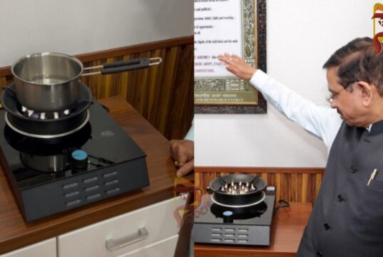 ಎಲ್ಪಿಜಿ ಸ್ಟೌ ಮಾದರಿಯ ವಿದ್ಯುತ್ ಸ್ಟೌ – ಸಚಿವ ಪ್ರಹ್ಲಾದ್ ಜೋಶಿ ಪ್ರದರ್ಶನ