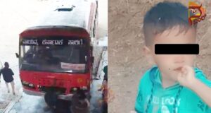ವೇಗವಾಗಿ ಬಂದು ಬೇಕರಿಗೆ ನುಗ್ಗಿದ ಬಸ್ – 2 ವರ್ಷದ ಮಗು ಸಾವು..!