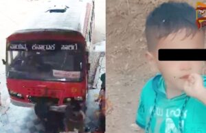 ವೇಗವಾಗಿ ಬಂದು ಬೇಕರಿಗೆ ನುಗ್ಗಿದ ಬಸ್ – 2 ವರ್ಷದ ಮಗು ಸಾವು..!