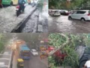 ಬೆಂಗಳೂರಲ್ಲಿ ಆಲಿಕಲ್ಲು ಮಳೆ, ಗಾಳಿ ಅಬ್ಬರ – ನುಗ್ಗಿದ ನೀರು