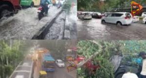 ಬೆಂಗಳೂರಲ್ಲಿ ಆಲಿಕಲ್ಲು ಮಳೆ, ಗಾಳಿ ಅಬ್ಬರ – ನುಗ್ಗಿದ ನೀರು