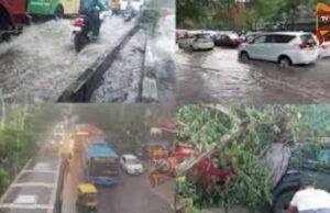 ಬೆಂಗಳೂರಲ್ಲಿ ಆಲಿಕಲ್ಲು ಮಳೆ, ಗಾಳಿ ಅಬ್ಬರ – ನುಗ್ಗಿದ ನೀರು