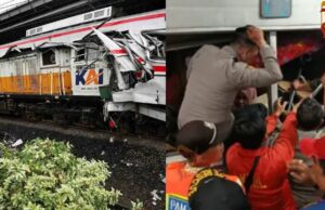 ಟ್ಯಾಕ್ಸಿ ಡಿಕ್ಕಿಯಿಂದ ಶುರುವಾದ ಅವಾಂತರ: ಇಂಡೋನೇಷ್ಯಾದಲ್ಲಿ ಮಹಿಳಾ ರೈಲು ಬೋಗಿ ನಜ್ಜುಗುಜ್ಜು; 14 ಸಾವು