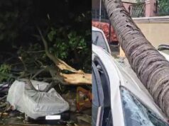 ಆಲಿಕಲ್ಲು, ಬಿರುಗಾಳಿ ಸಹಿತ ಭಾರೀ ಮಳೆ; ಹತ್ತಾರು ಅವಾಂತರ – ಜನ ಹೈರಾಣು..!