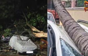 ಆಲಿಕಲ್ಲು, ಬಿರುಗಾಳಿ ಸಹಿತ ಭಾರೀ ಮಳೆ; ಹತ್ತಾರು ಅವಾಂತರ – ಜನ ಹೈರಾಣು..!
